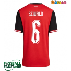 Österreich Nicolas Seiwald #6 Replik Heimtrikot Damen WM 2026 Kurzarm